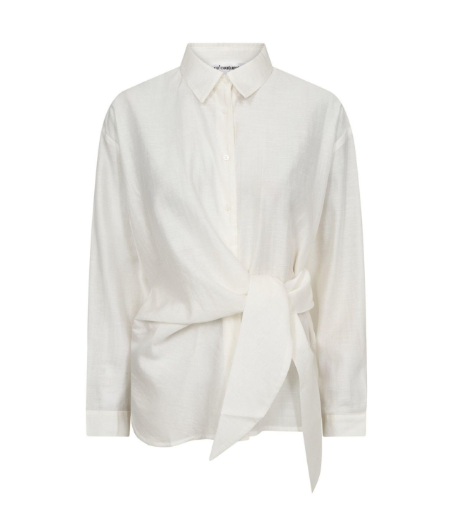 Co Couture IdinaCC tie shirt 11 Off white