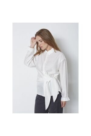 Co Couture IdinaCC tie shirt 11 Off white