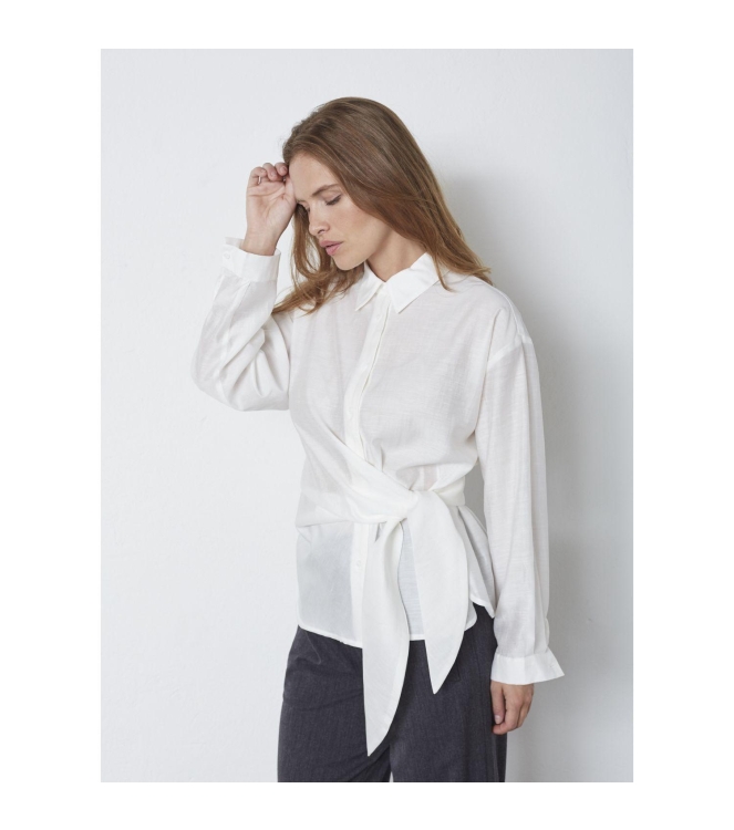 Co Couture IdinaCC tie shirt 11 Off white