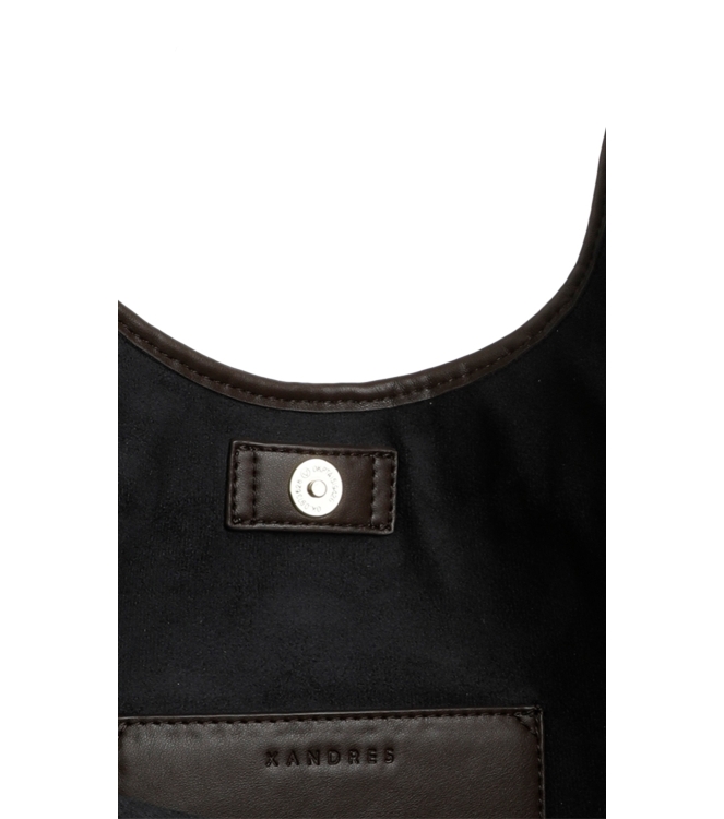 Xandres SHOPPER_AMBER 4250 dark chocolate