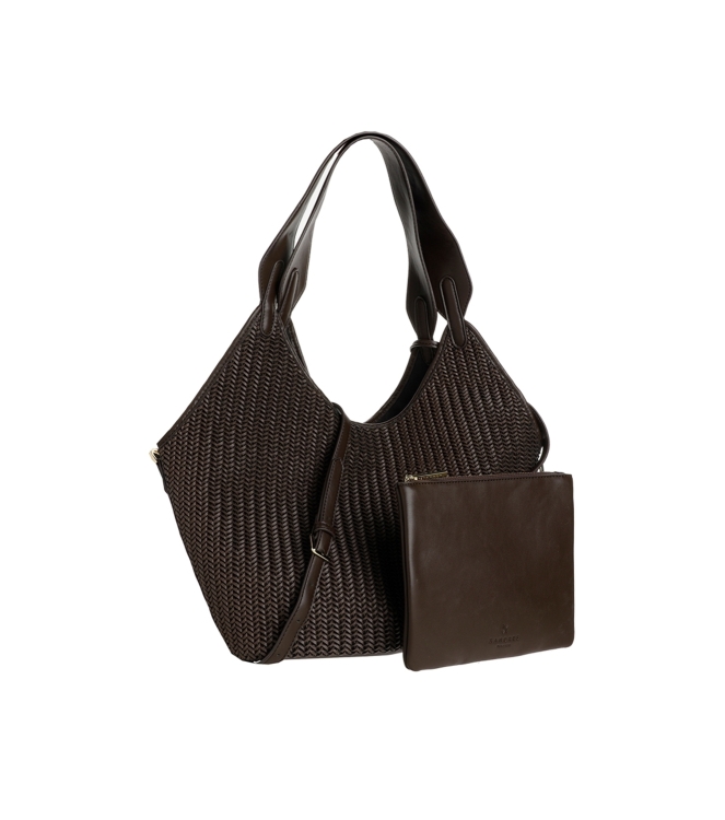 Xandres SHOPPER_AMBER 4250 dark chocolate
