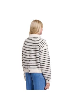Rino en Pelle Boxy jacket 11041 black white striped
