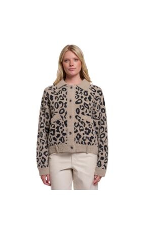 Rino en Pelle Boxy jacket 11066 desert leopard