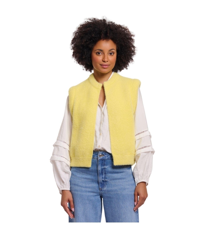 Rino en Pelle Short waistcoat 11059 breezy lime