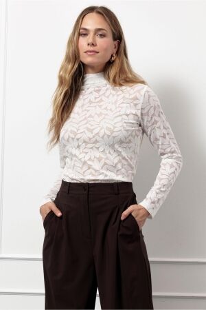 Studio Anneloes Reagan lace top 1700 ecru