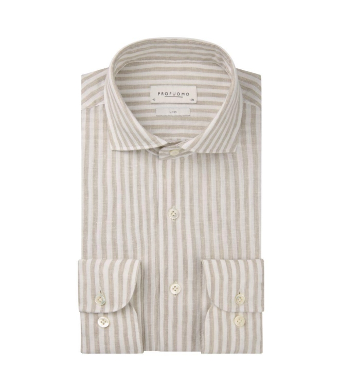 Profuomo SHIRT CUTAWAY SF BEIGE FBeige
