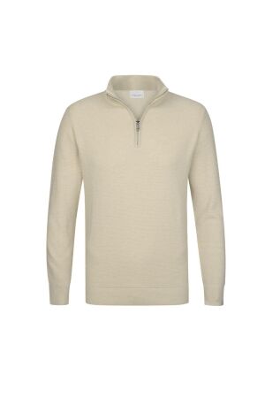 Profuomo PULLOVER HALF ZIP OFF WHITE EOff white