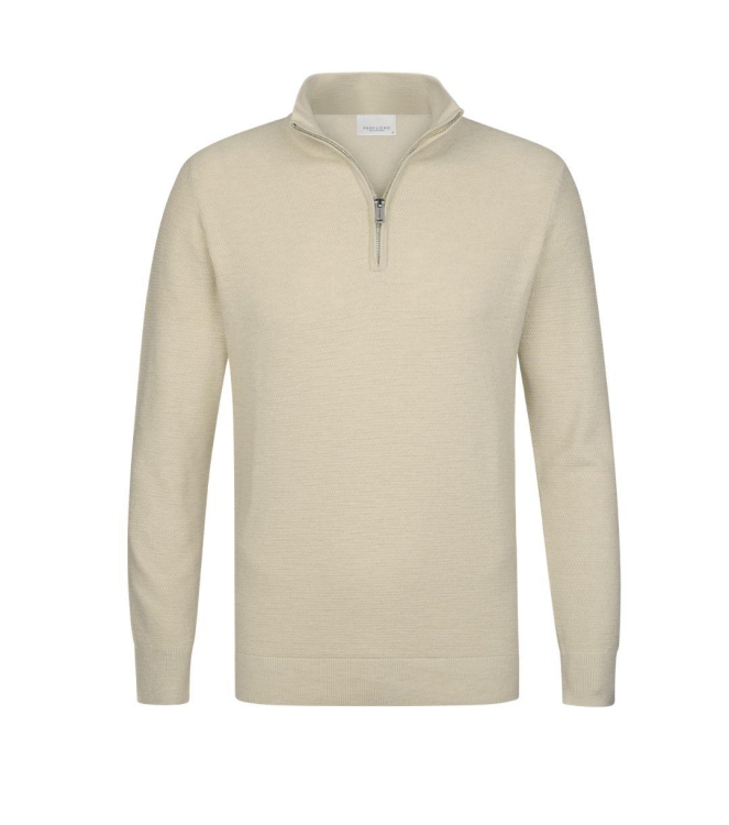 Profuomo PULLOVER HALF ZIP OFF WHITE EOff white