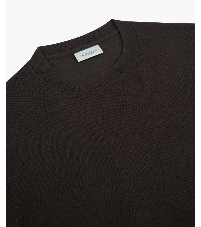 Profuomo PULLOVER CREW NECK D BROWN H2Darkbrown