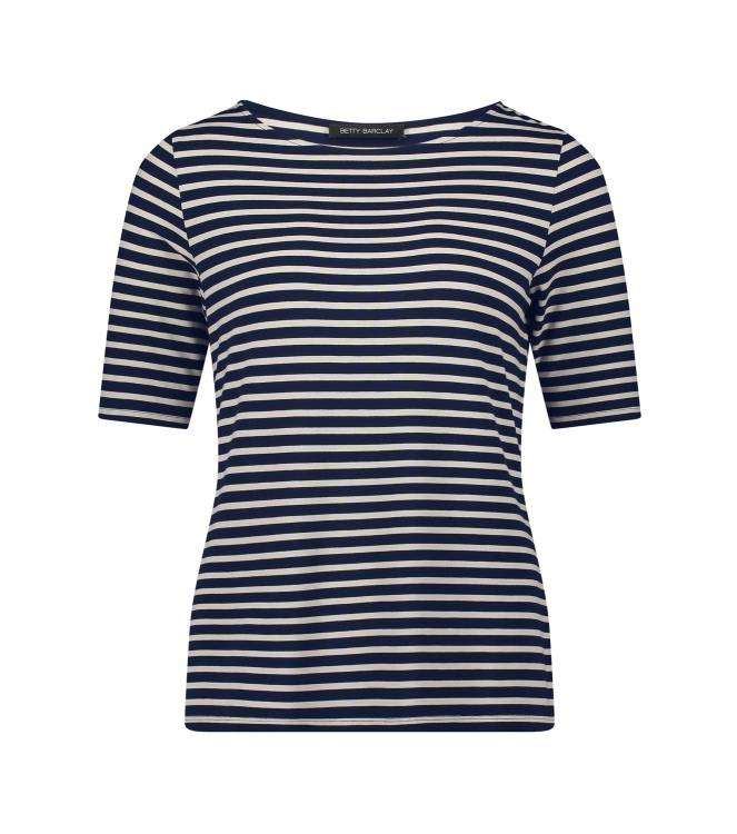 Betty Barclay Shirt Kurz 1/2 Arm 8878 darkblue/beige