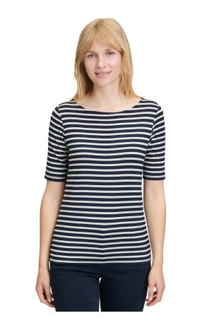 Betty Barclay Shirt Kurz 1/2 Arm 8878 darkblue/beige