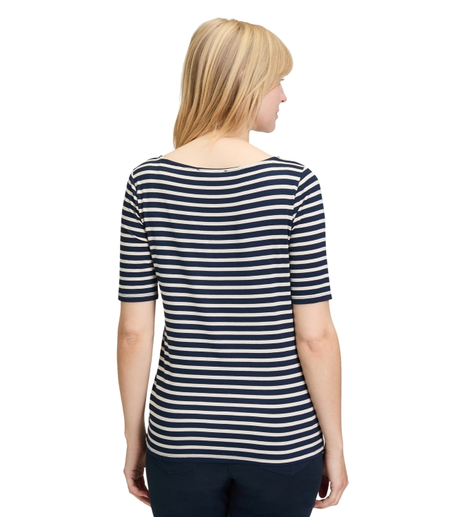 Betty Barclay Shirt Kurz 1/2 Arm 8878 darkblue/beige
