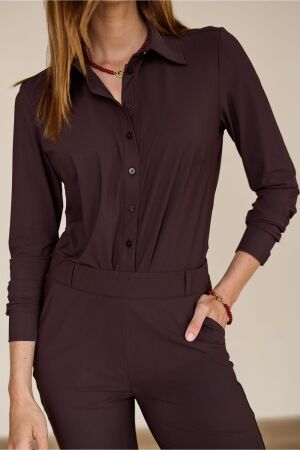 Studio Anneloes Poppy blouse 8700 espresso