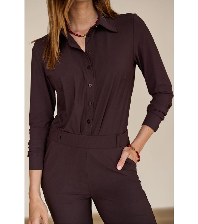 Studio Anneloes Poppy blouse 8700 espresso