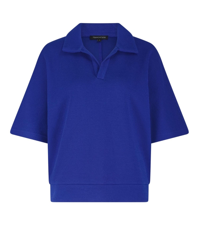 Tramontana Polo Collar Top 5080 Ink