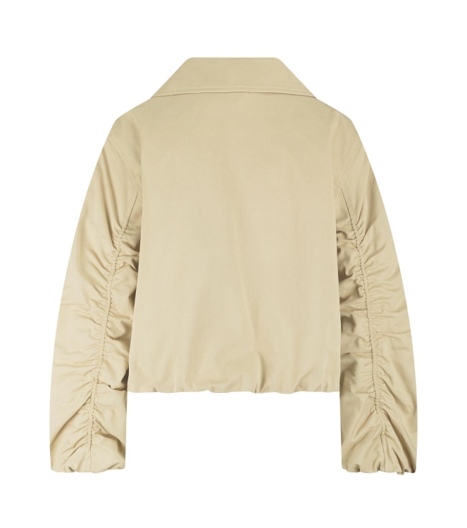 Tramontana Short Trench Jacket 001225 Pebble