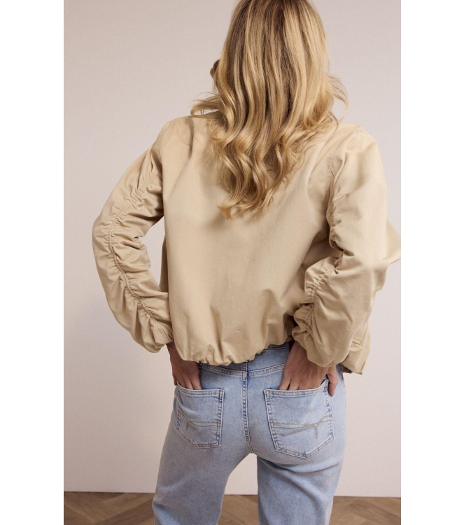 Tramontana Short Trench Jacket 001225 Pebble