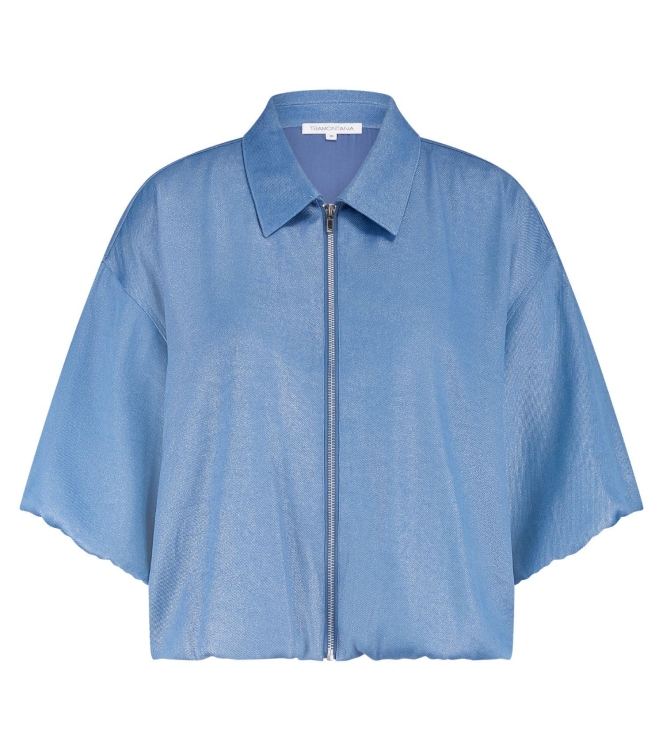 Tramontana Balloon-Shaped Coated Jacket 005042 Breezy blue