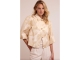 Tramontana Palm Jacquard Jacket 006803 Stone jacquard