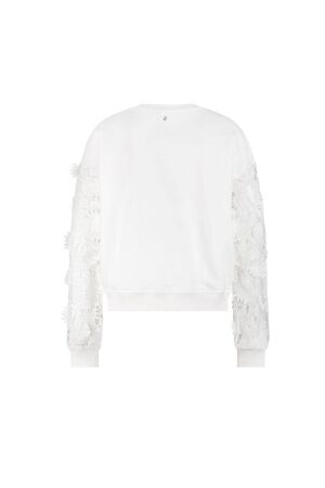 Tramontana Fabric Mix Sweater 001100 Off White