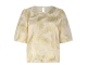 Tramontana Palm Jacquard Top 006803 Stone jacquard
