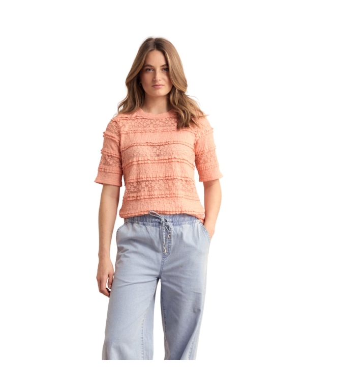 Tramontana Fancy Stretch T-Shirt 003245 Peach infusion