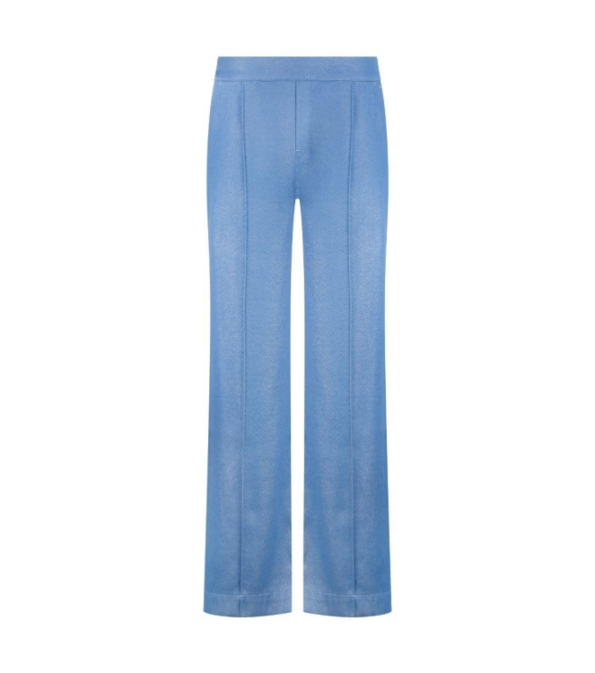 Tramontana Coated Wide-Leg Trousers 005042 Breezy blue