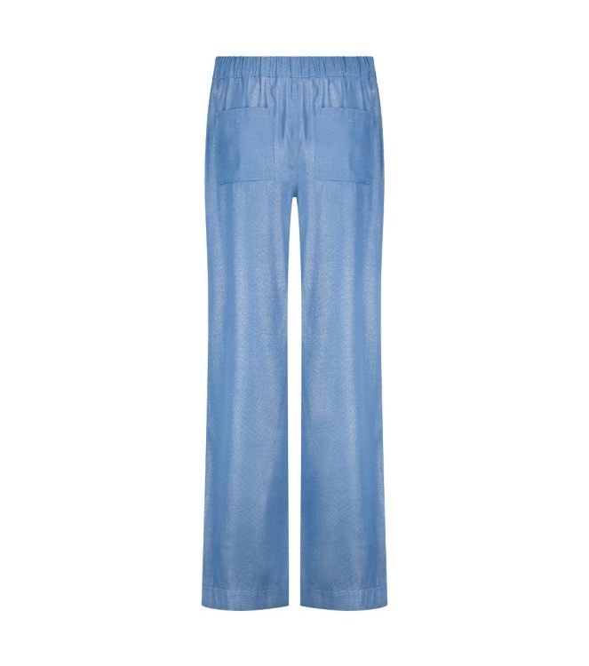 Tramontana Coated Wide-Leg Trousers 005042 Breezy blue