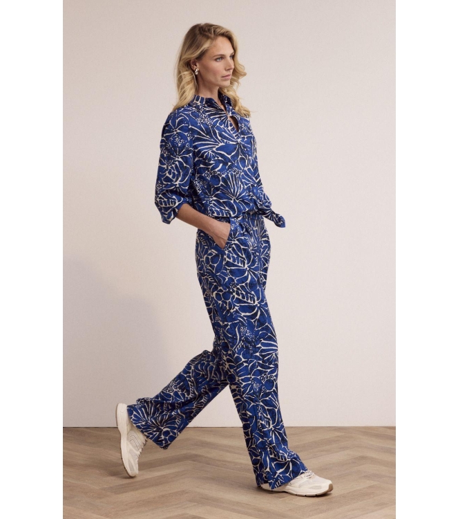 Tramontana Trousers Ink Bloom 099999 Print ink
