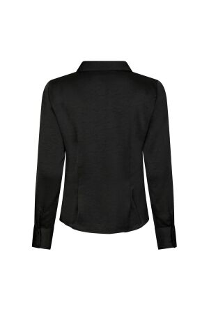 Neo Noir Christy heavy sateen bedaz shirt 100 Black