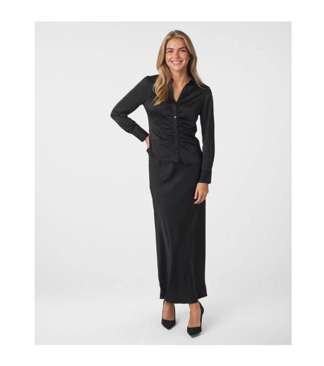 Neo Noir Viso heavy sateen bedaz skirt 100 Black