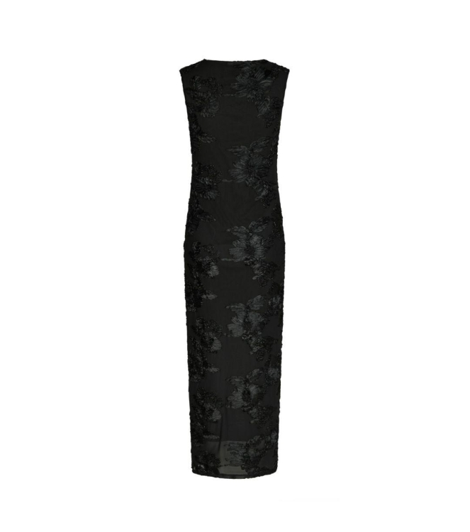 Neo Noir Tiranna big flower mesh dress 100 Black