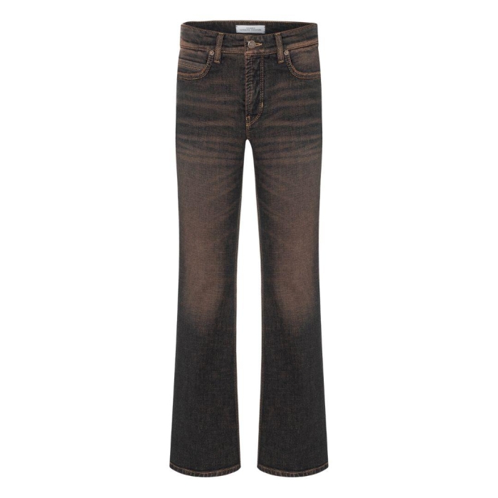 Cambio Paris flared 5430 Cross brown overdyed