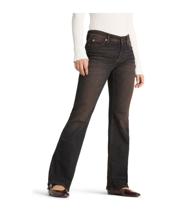 Cambio Paris flared 5430 Cross brown overdyed