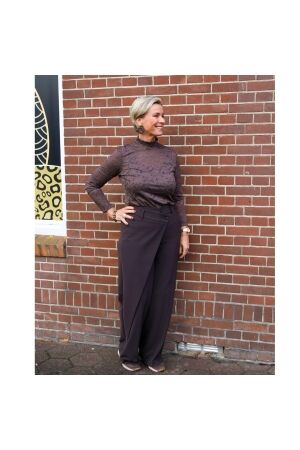 Cambio Anais wrap front 781 Dark ebony