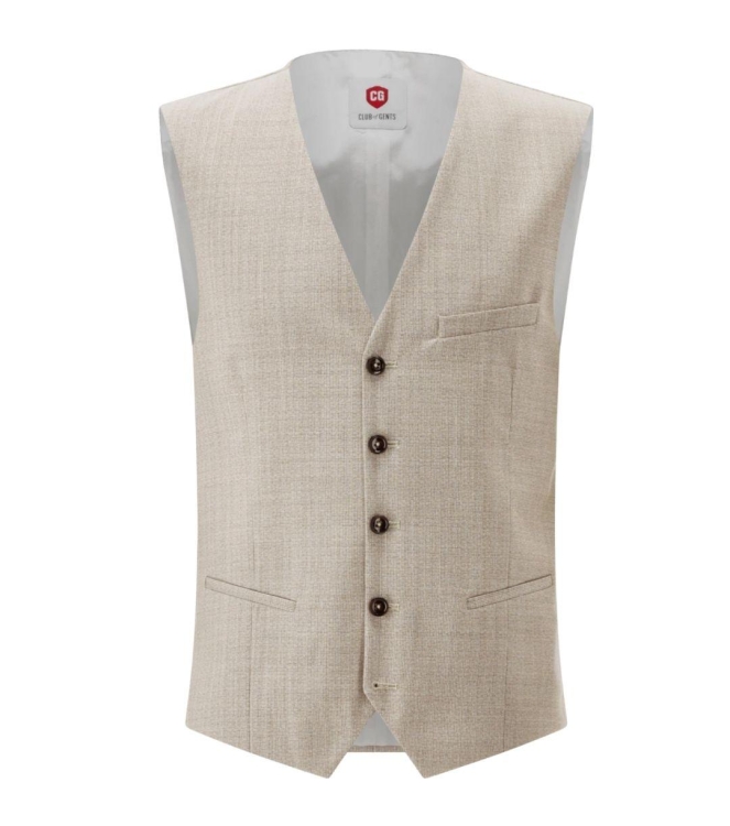 CG-Club of gents Weste/Waistcoat CG Plum-N 71 Hellbraun