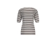 Studio Anneloes Luna ssl stripe pullover 1187 off white/espresso