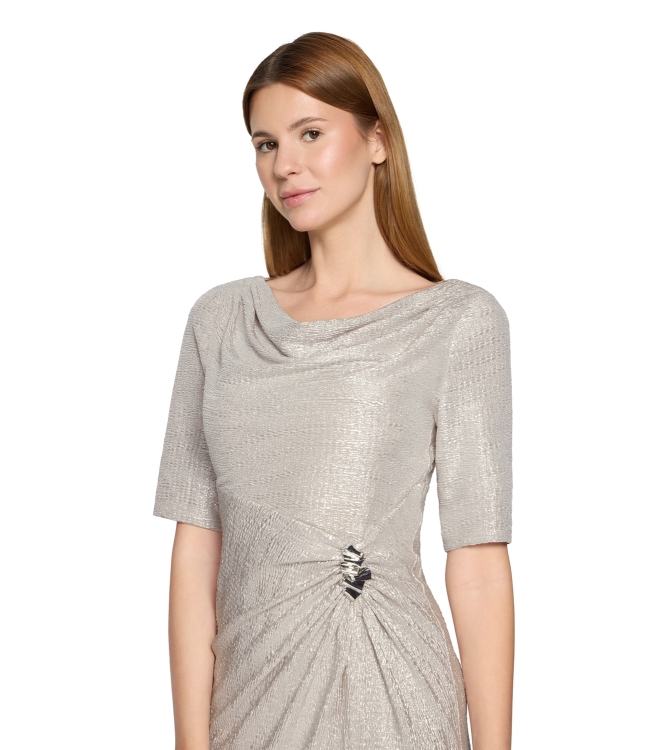 Vera Mont Kleid Kurz 1/2 Arm 1895 Cream/silver