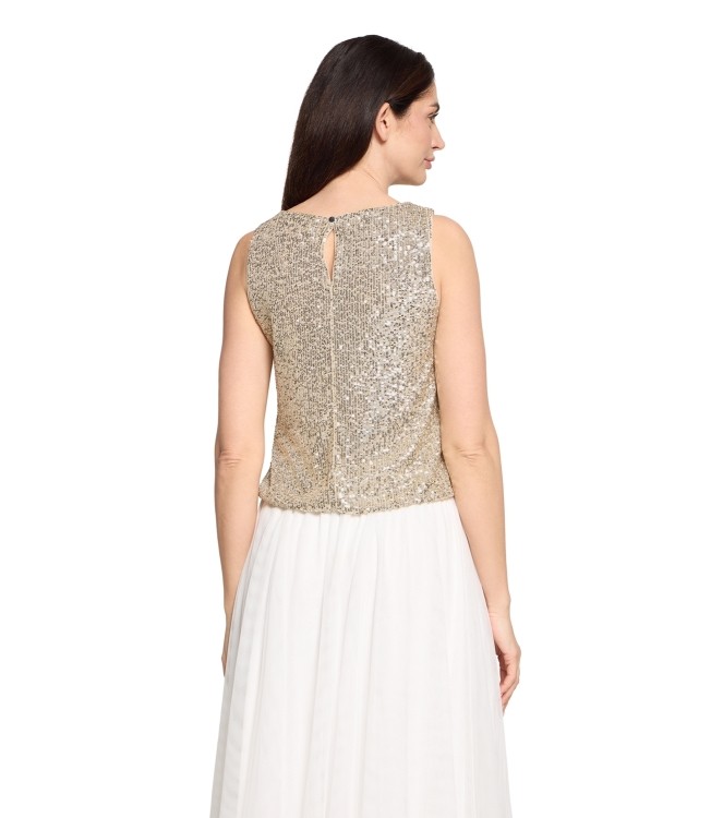 Vera Mont Shirt Kurz ohne Arm 1085 Champagne sorbet