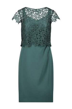 Vera Mont Kleid Kurz 3/4 Arm 5609 Dark emerald