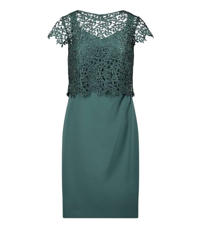 Vera Mont Kleid Kurz 3/4 Arm 5609 Dark emerald