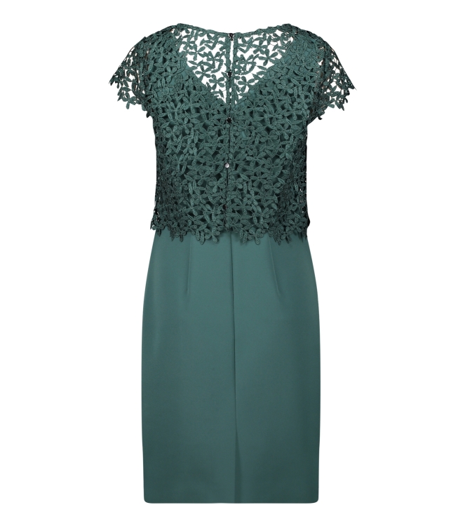 Vera Mont Kleid Kurz 3/4 Arm 5609 Dark emerald