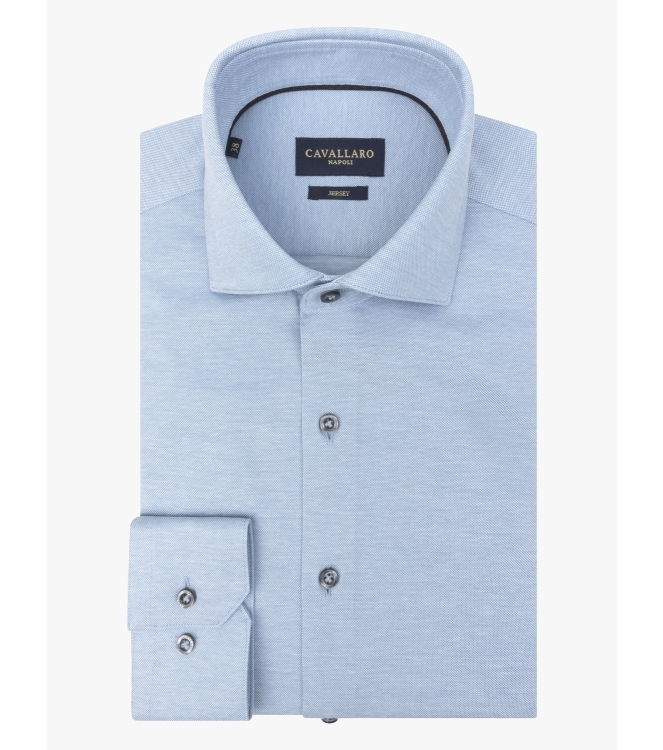 Cavallaro Piquo Shirt 600000 Light blue