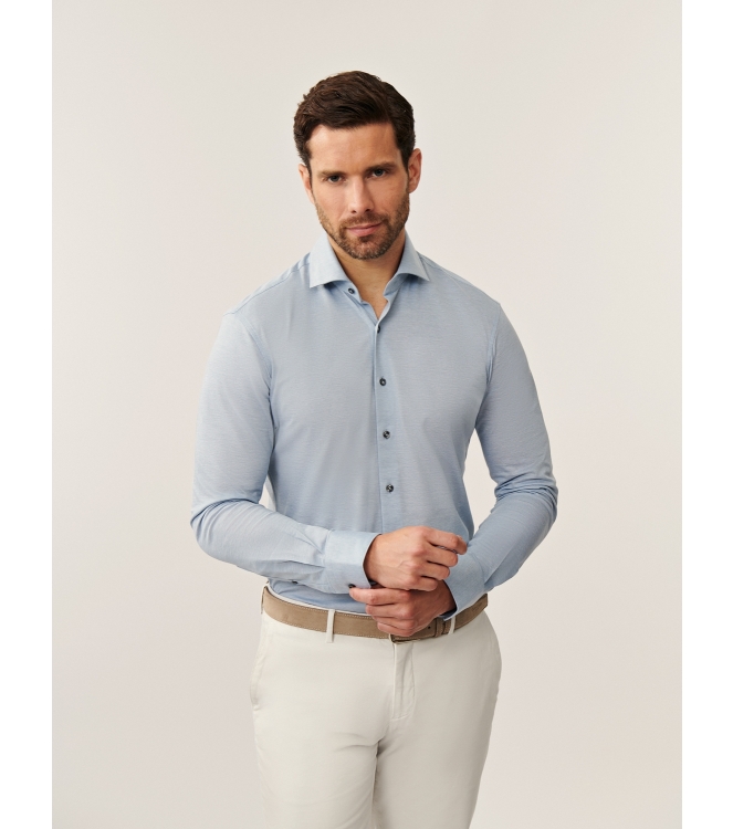 Cavallaro Piquo Shirt 600000 Light blue