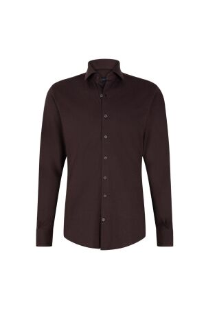 Cavallaro Piquo Shirt 899000 Dark brown
