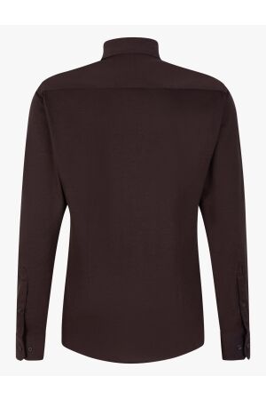 Cavallaro Piquo Shirt 899000 Dark brown