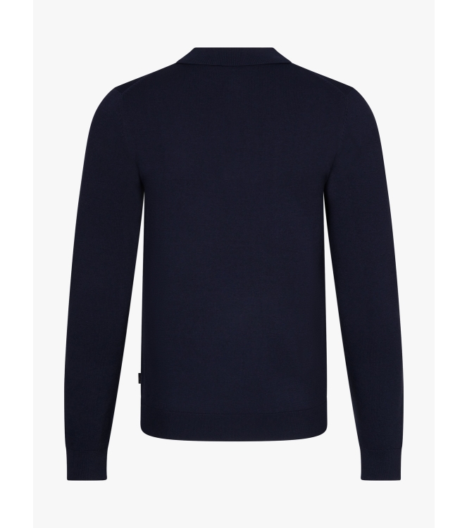 Cavallaro Milacio Long Sleeve Polo 699000 Dark blue
