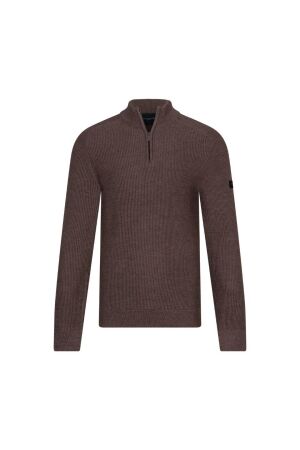 Cavallaro Sagio Half Zip Pullover 84000 Taupe
