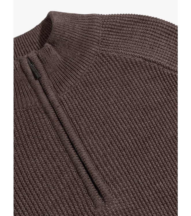 Cavallaro Sagio Half Zip Pullover 84000 Taupe