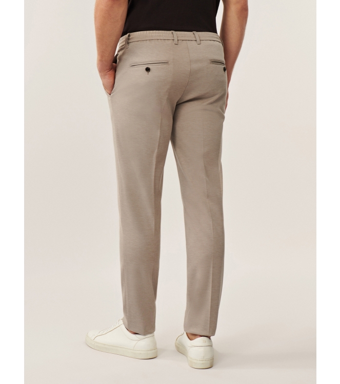 Cavallaro Zanico Trousers 840006 Taupe melange
